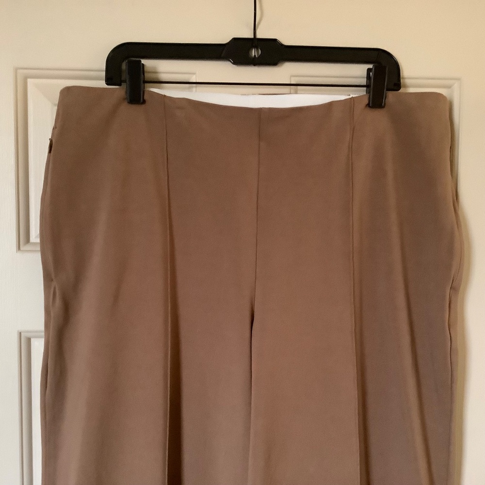 Lands End Starfish High Rise Palazzo Pants Coriander SZ L (14-16) - Picture 8 of 16
